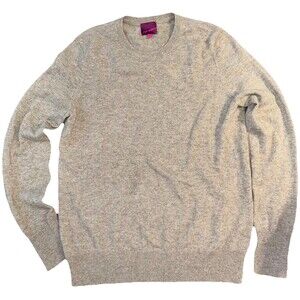 State Cashmere 100% Cashmere Sweater Women's Small Light Brown V-Neck Soft Sz M
